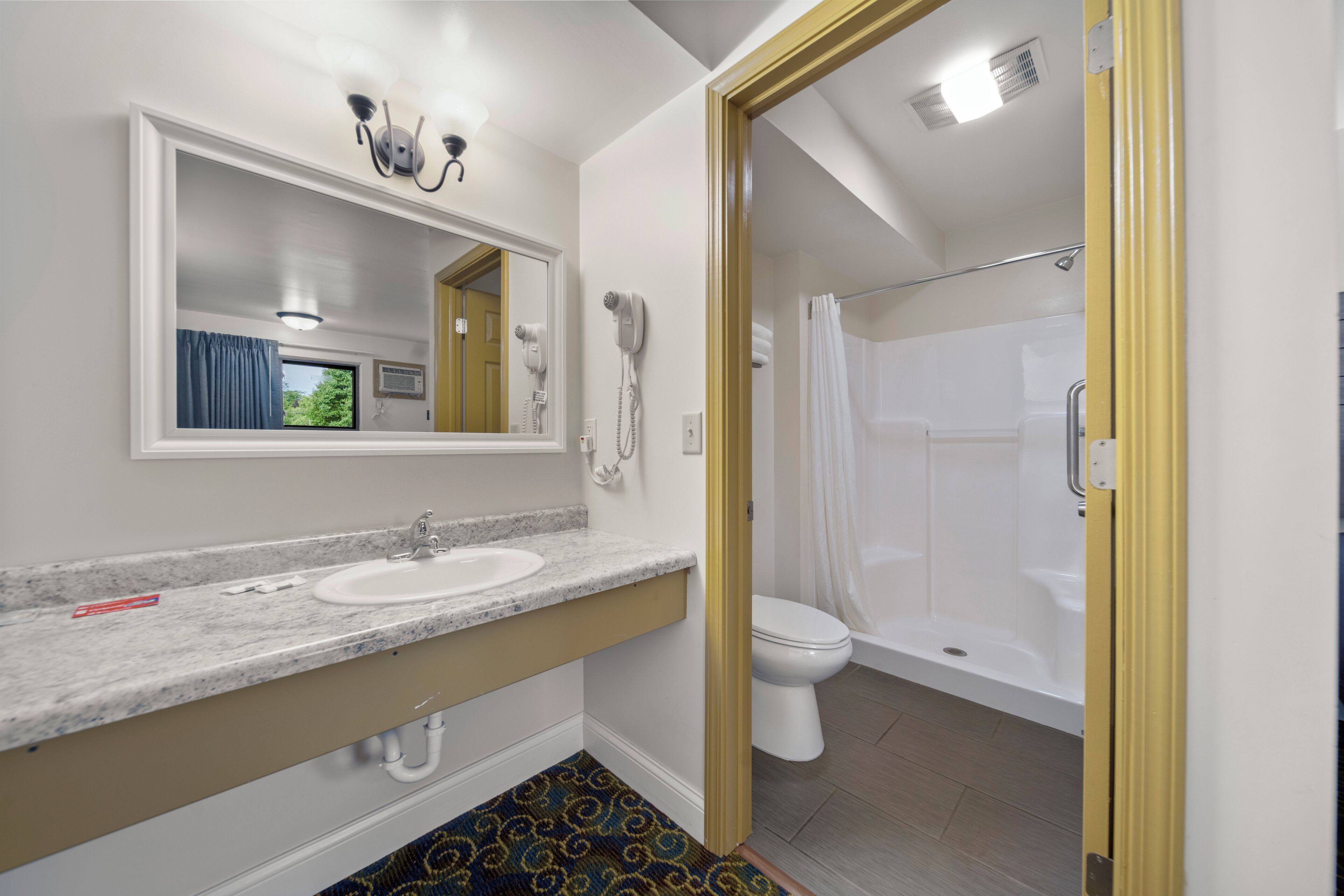 room, multiple beds | bathroom | combined shower/bathtub, free toiletries, hair dryer, towels