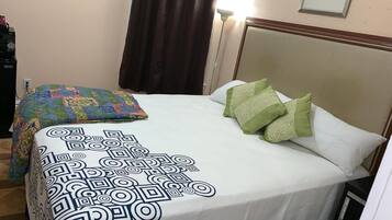 Desk, blackout drapes, WiFi (free)