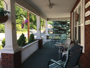 Porch - Maria's Garden and Inn (Berkeley Springs)