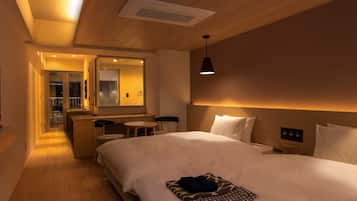Chambre avec lits jumeaux, terrasse