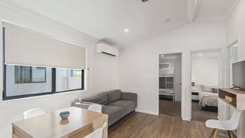 Standard Patio 2 Bedroom Cabin - Not Pet Friendly | Living area