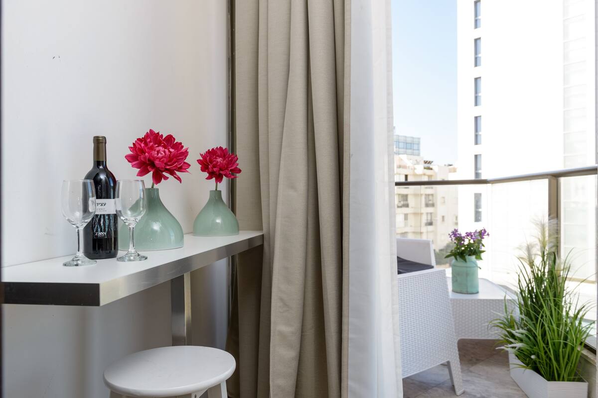 Studio, Balcony, Beach View