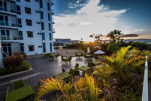 Vue depuis l’hébergement