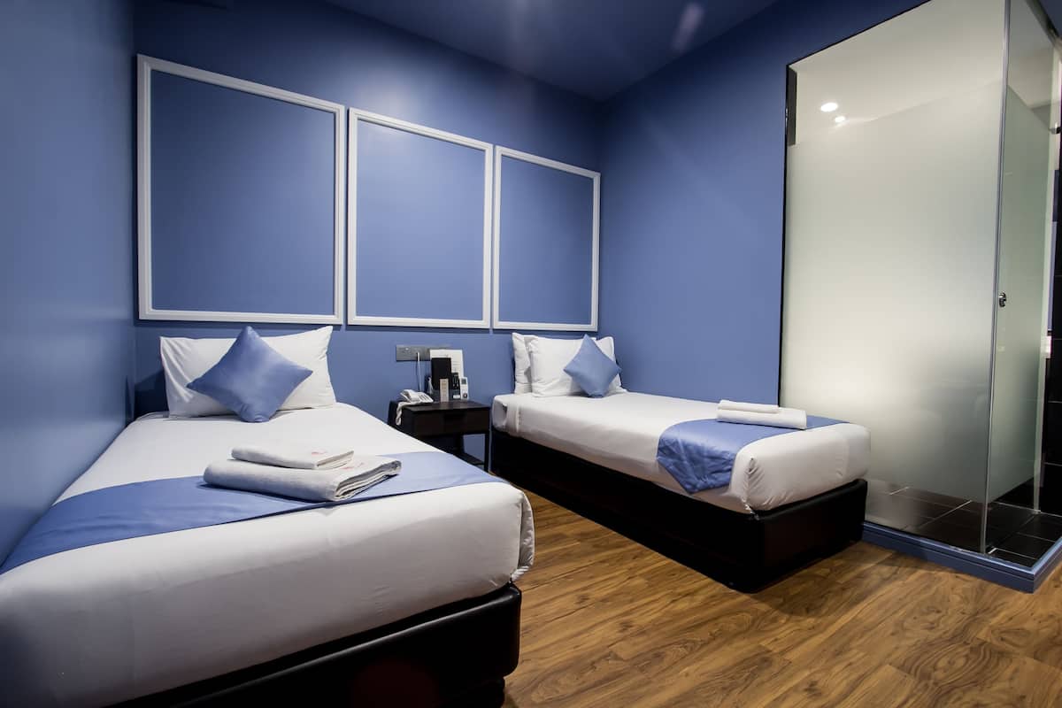 Standard Twin Room, No Windows | In-room safe, iron/ironing board (on request), free WiFi, bed sheets