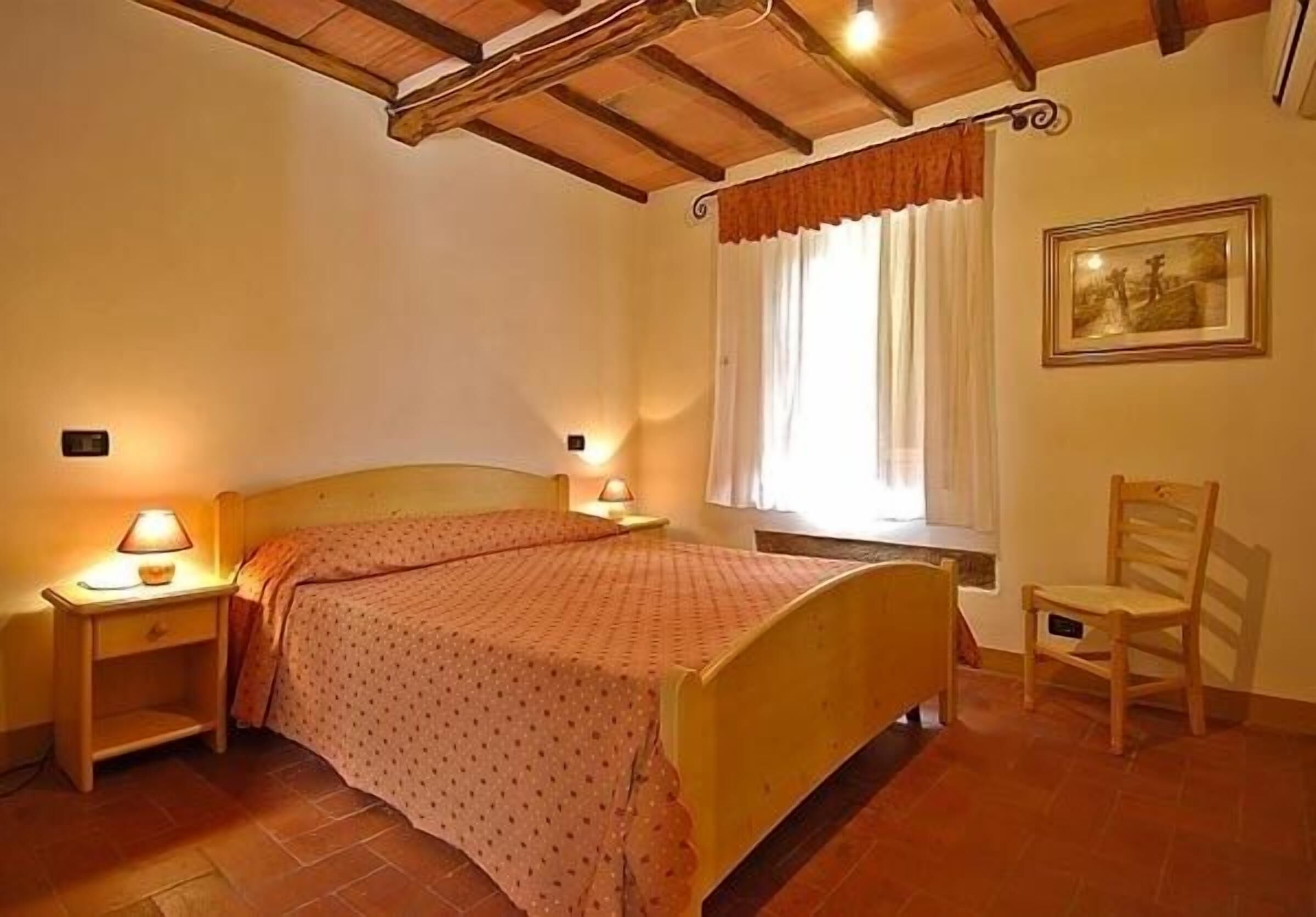 Desk, cots/infant beds, free WiFi, bed sheets