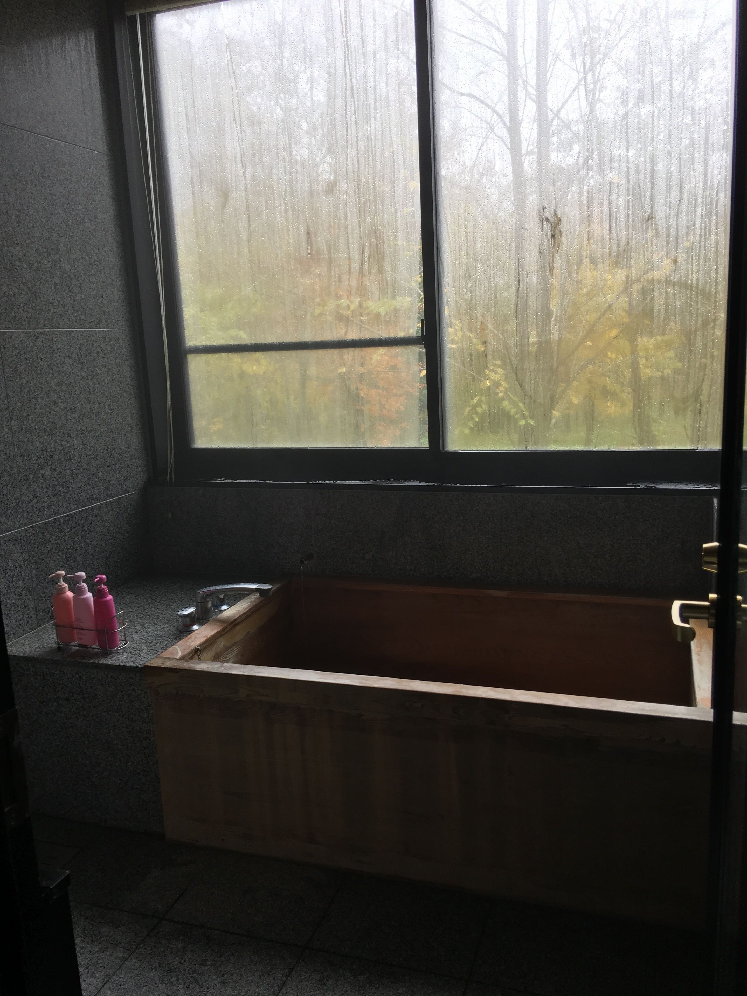 Badkamer | Een aparte badkuip en douche, gratis toiletartikelen, een haardroger