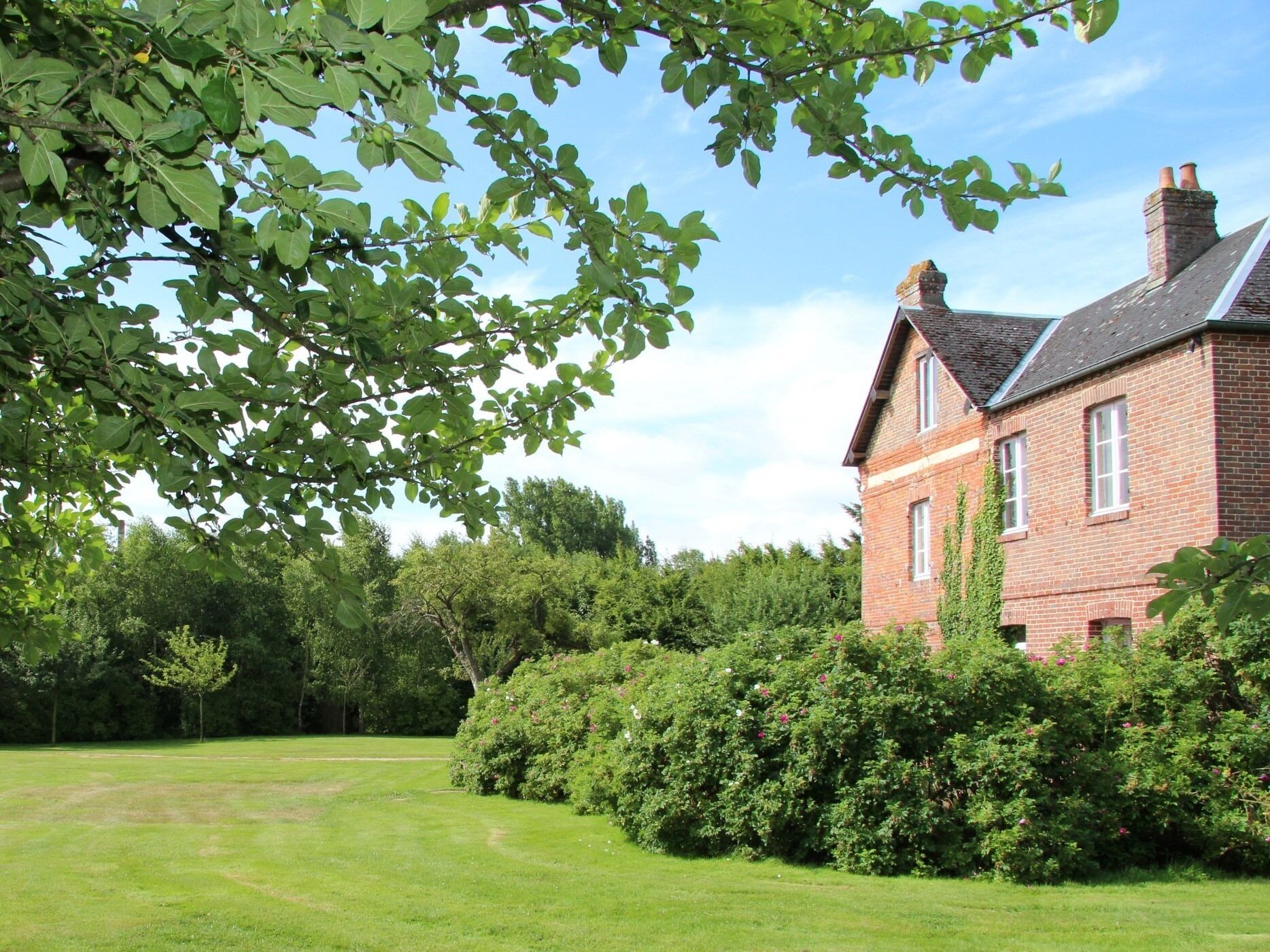 Chambre Double, salle de bains attenante, vue jardin (La Tulipe) | Extérieur
