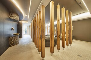 Un sauna, baño turco