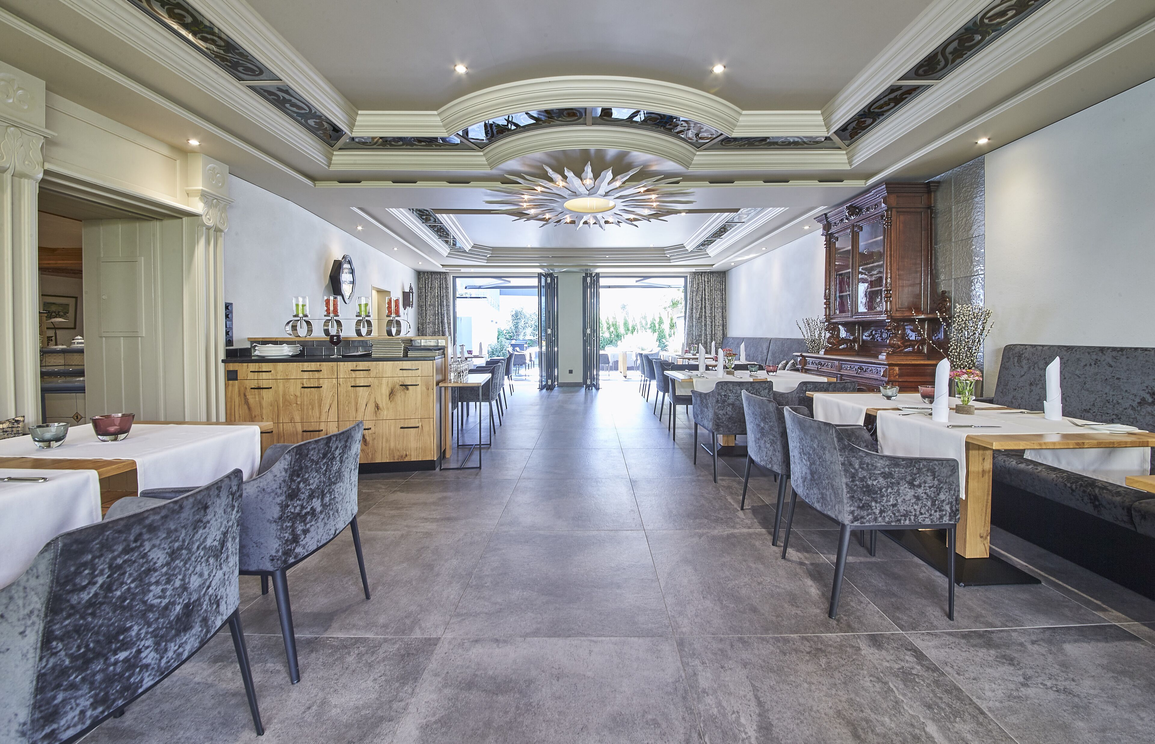 breakfast, lunch, dinner served; local and international cuisine