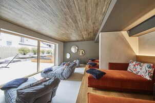 Un sauna, baño turco