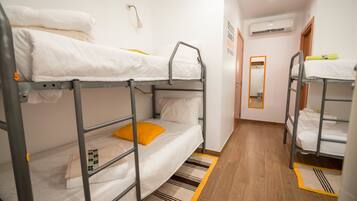 Dormitorio compartido, baño compartido (Amarelo) | Insonorización, tabla de planchar con plancha y wifi gratis