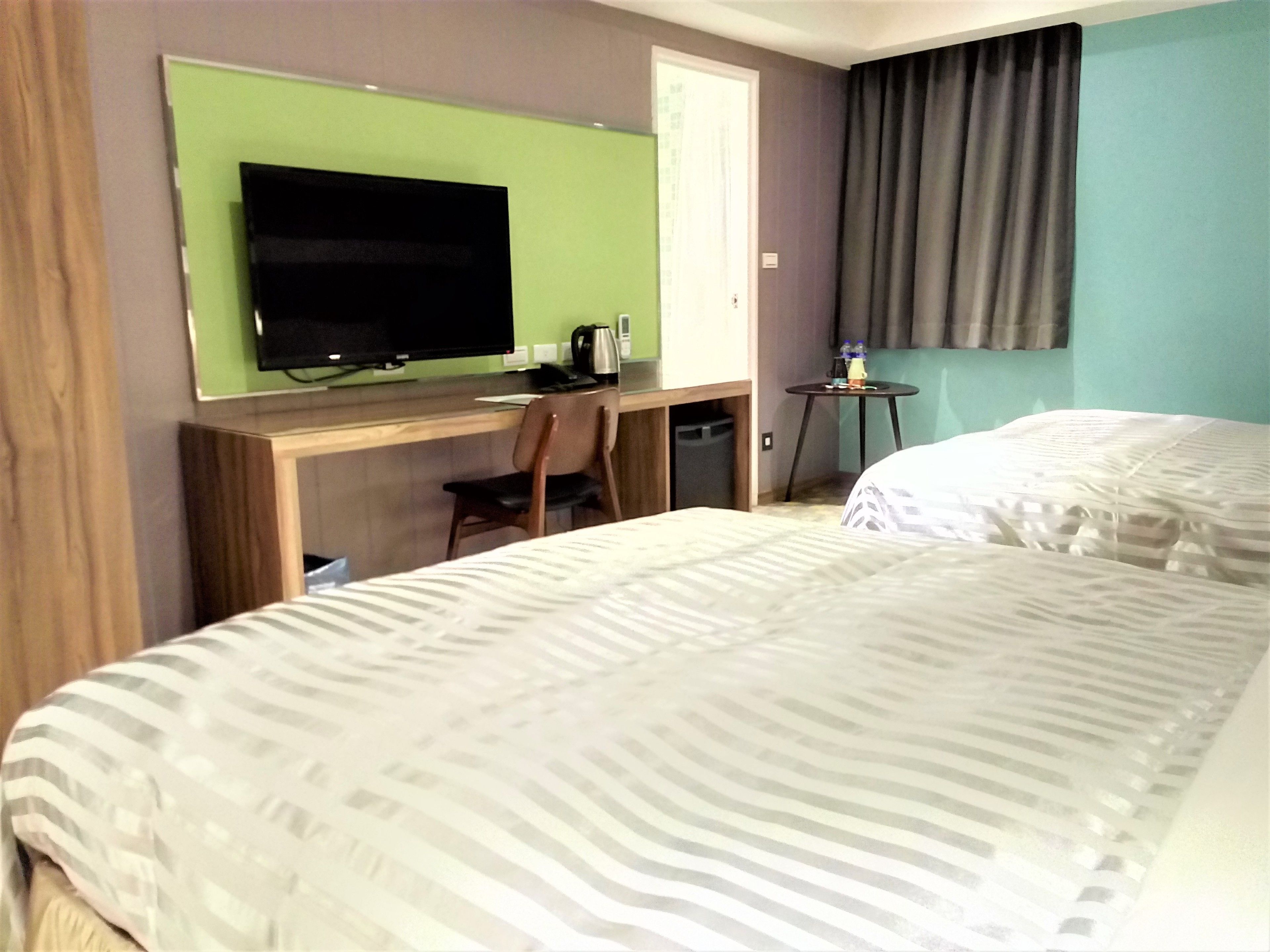 family quadruple room | in-room safe, desk, laptop workspace, soundproofing