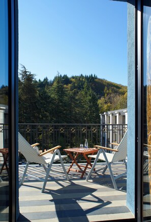 Terrace/patio - Hotel Balneario Font Vella - Adults Only (Sant Hilari Sacalm)