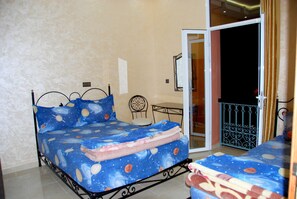 City Apartment, 2 Bedrooms, Pool View (G2) | Blackout curtains, soundproofing, iron/ironing board - Villa Ziad (Marrakech)