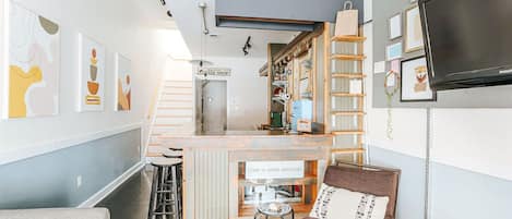Habitación de lujo, baño privado (The Storefront) | Salón