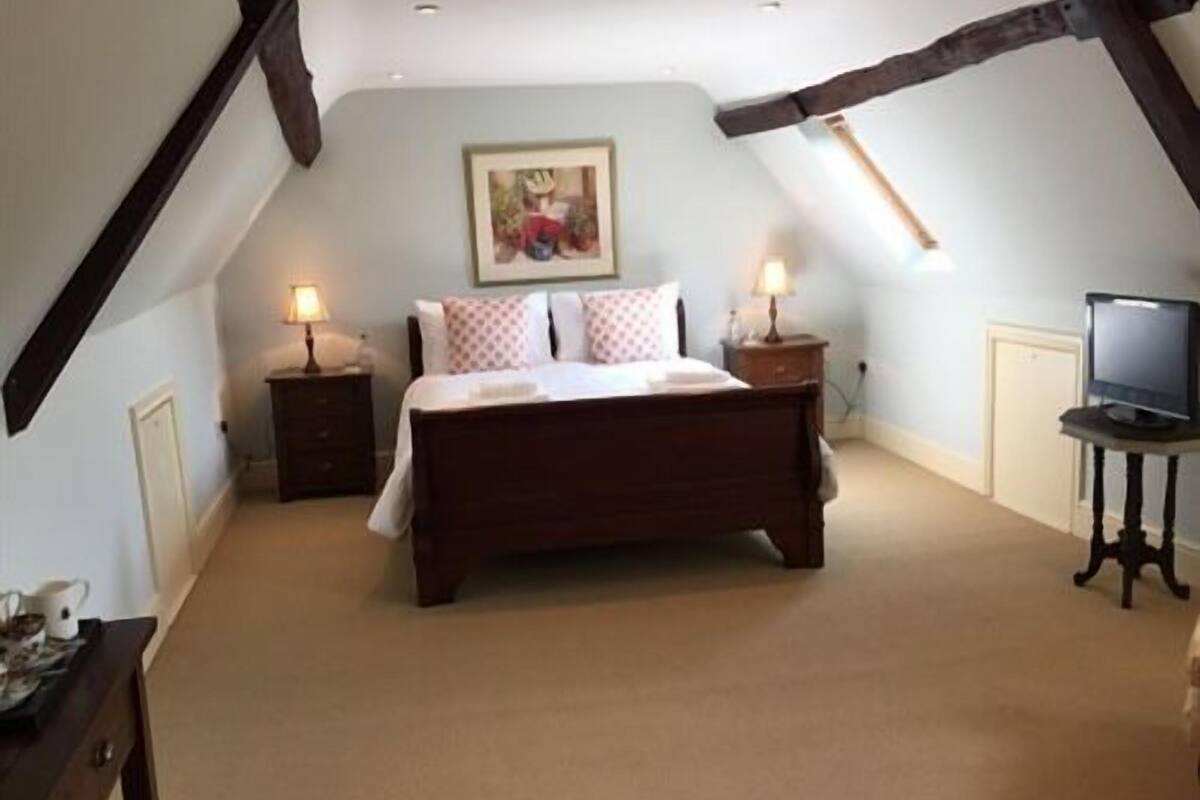 Doppelzimmer, mit Bad, Gartenblick