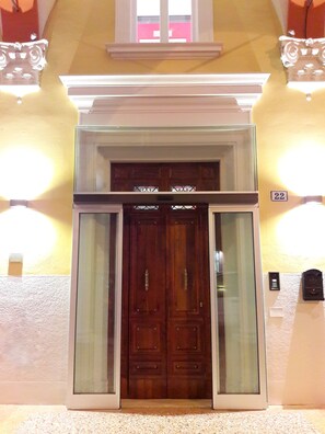 Entrada de l'allotjament