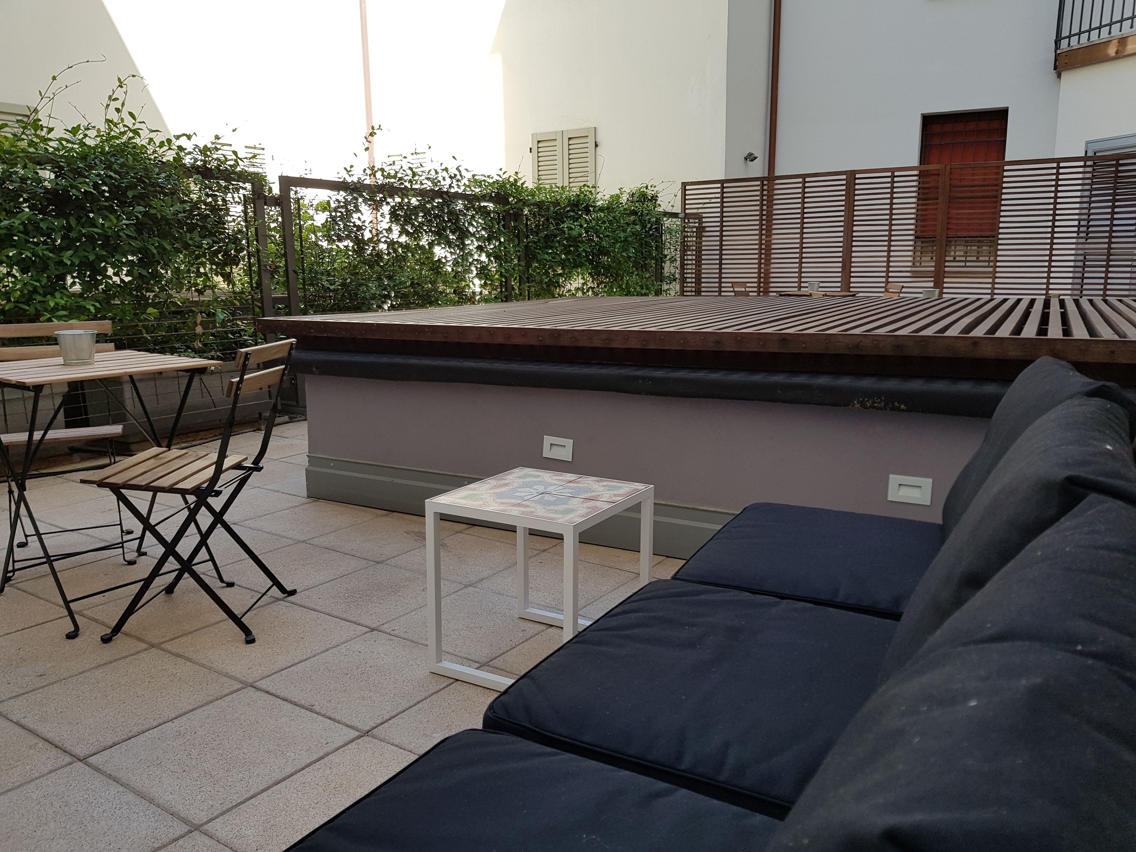 Superior-Apartment, Balkon, zum Innenhof hin | Ausblick vom Zimmer