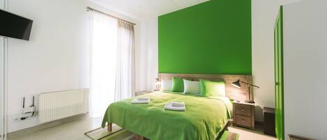 Comfort dubbelrum eller tvåbäddsrum - privat badrum | Sängtillbehör av högsta kvalitet, strykjärn/strykbräda och gratis wi-fi