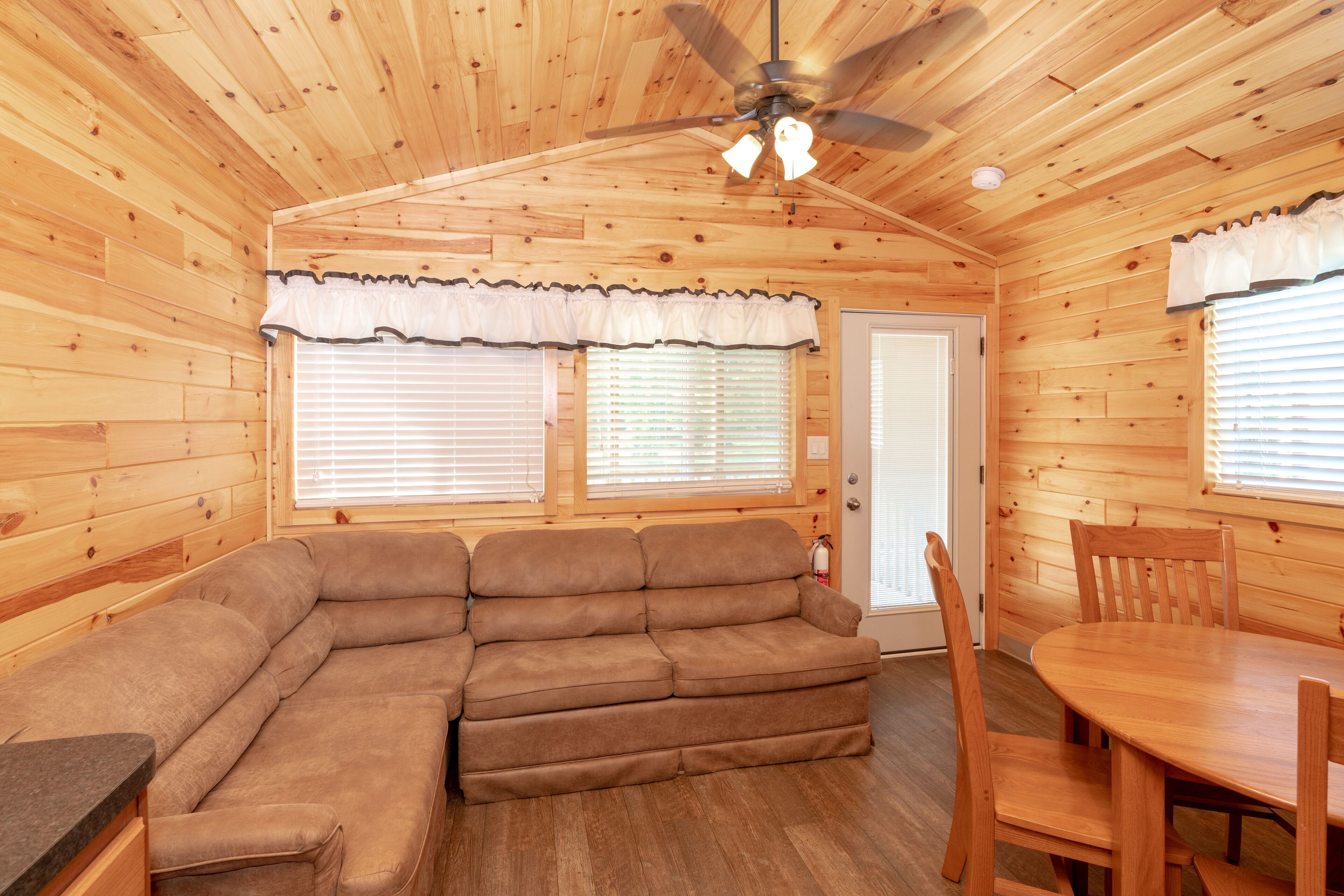 Deluxe Cottage, 2 Bedrooms (Linens not provided) | Living area | Flat-screen TV