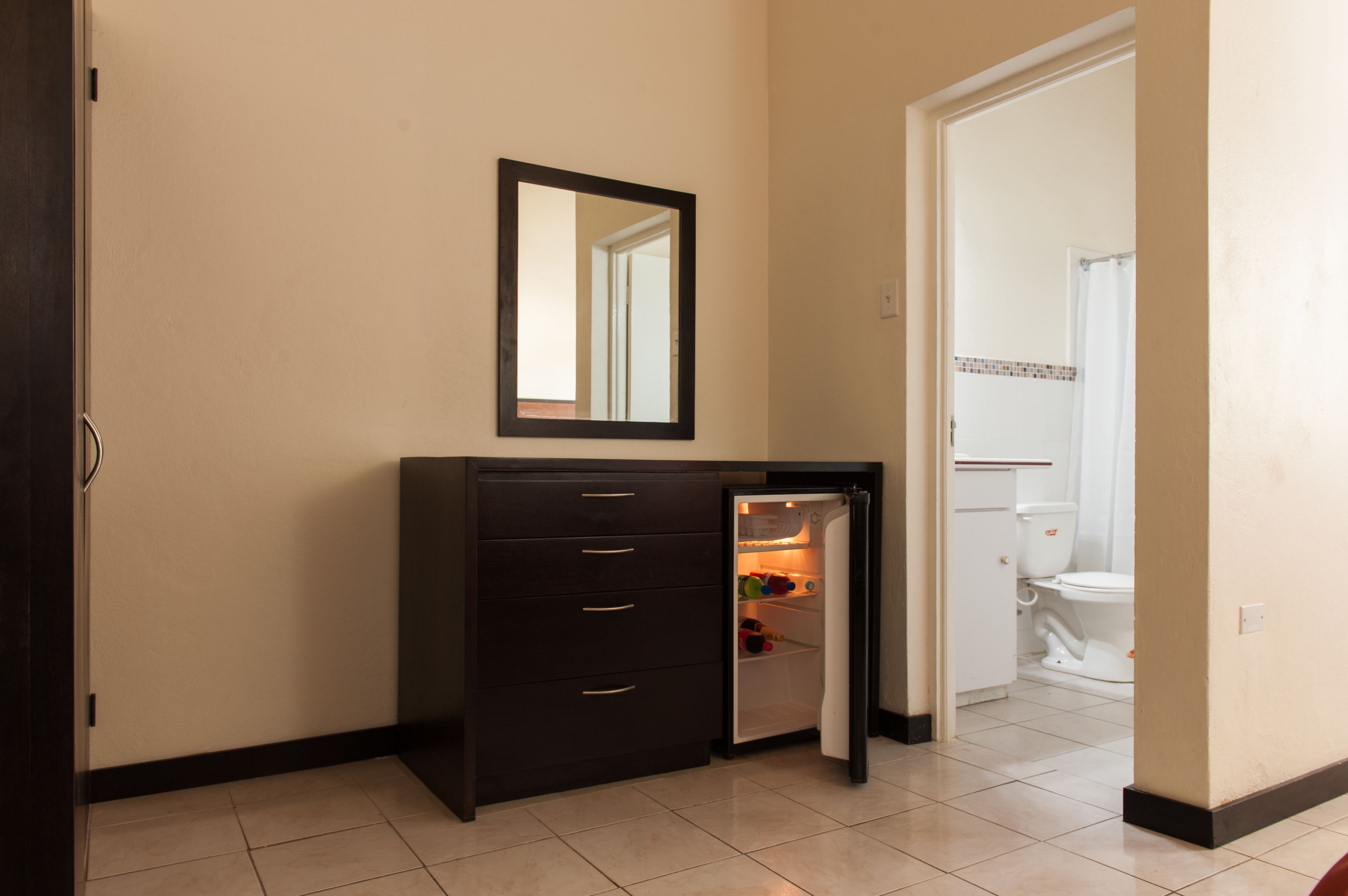 premium room, 2 queen beds, refrigerator | mini fridge