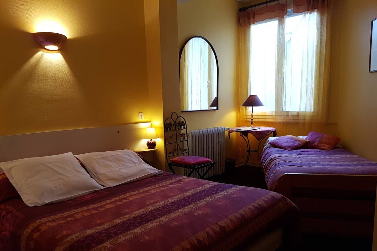 Desk, iron/ironing board (on request), free WiFi, bed sheets