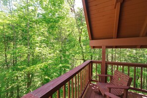 Blick vom Balkon
