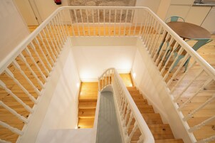 Handrails in stairways