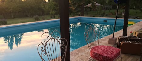 Seasonal outdoor pool