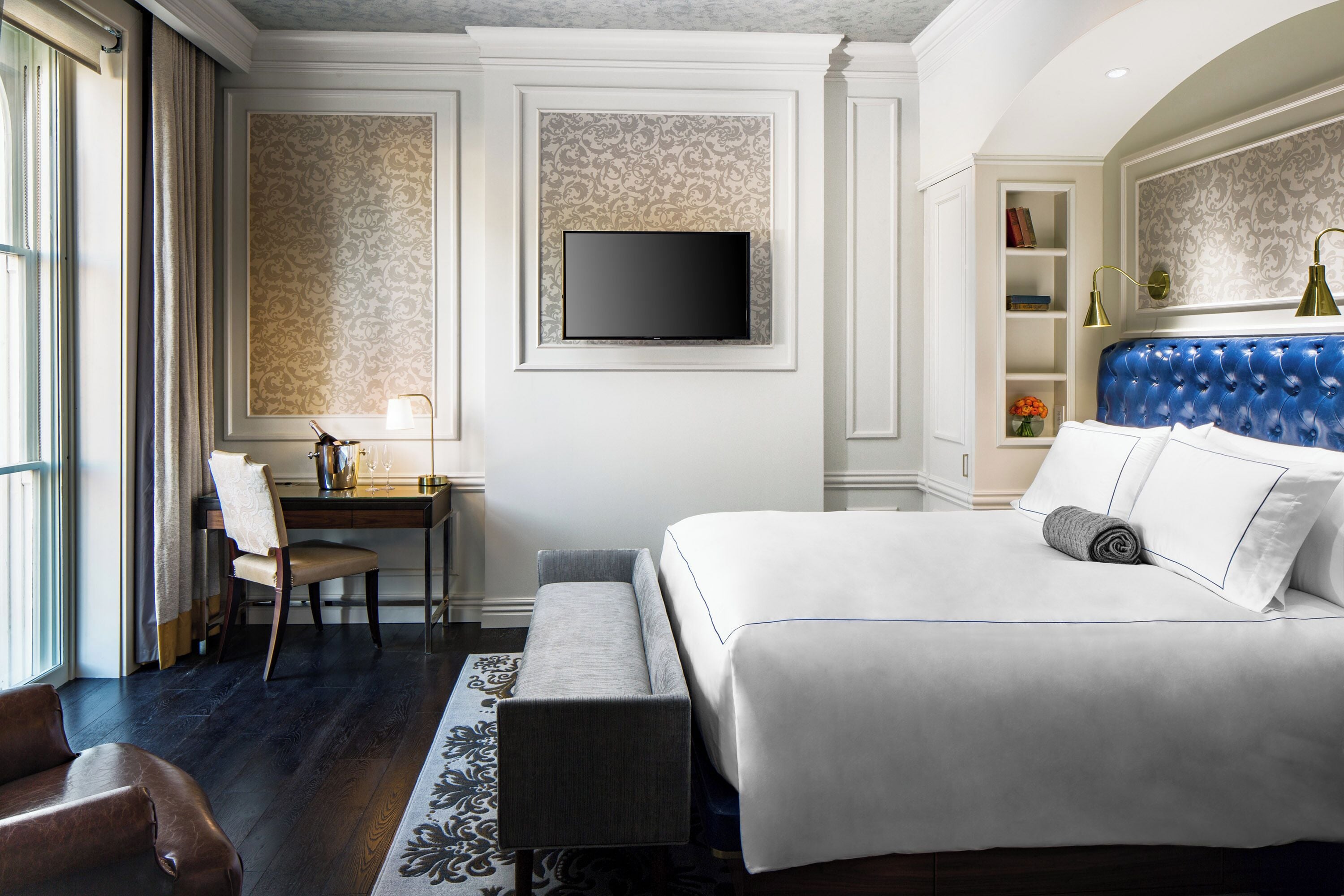 Frette Italian sheets, premium bedding, down comforters, pillowtop beds