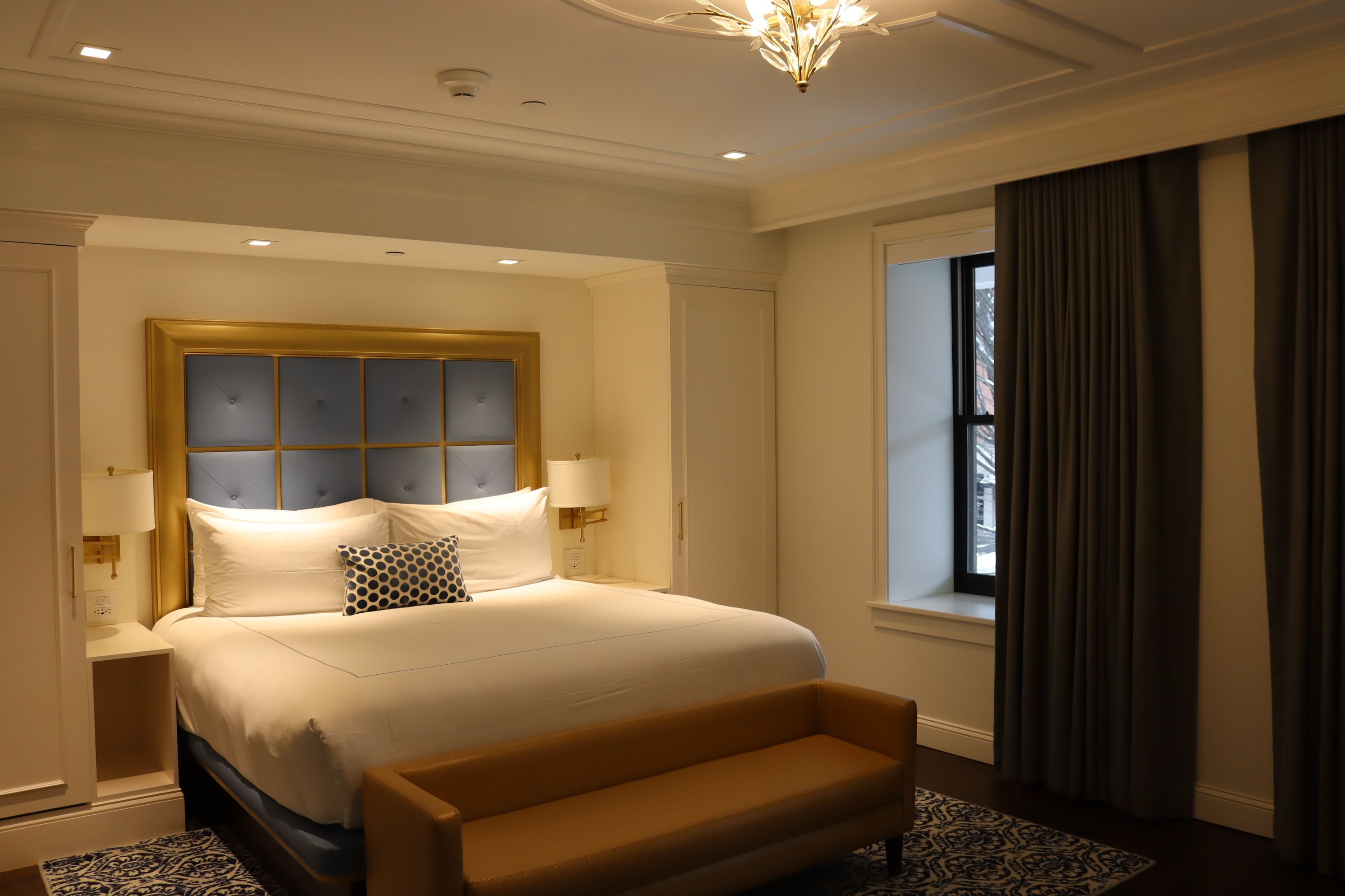 Room (Rip Van Dam) | Frette Italian sheets, premium bedding, down comforters, pillowtop beds