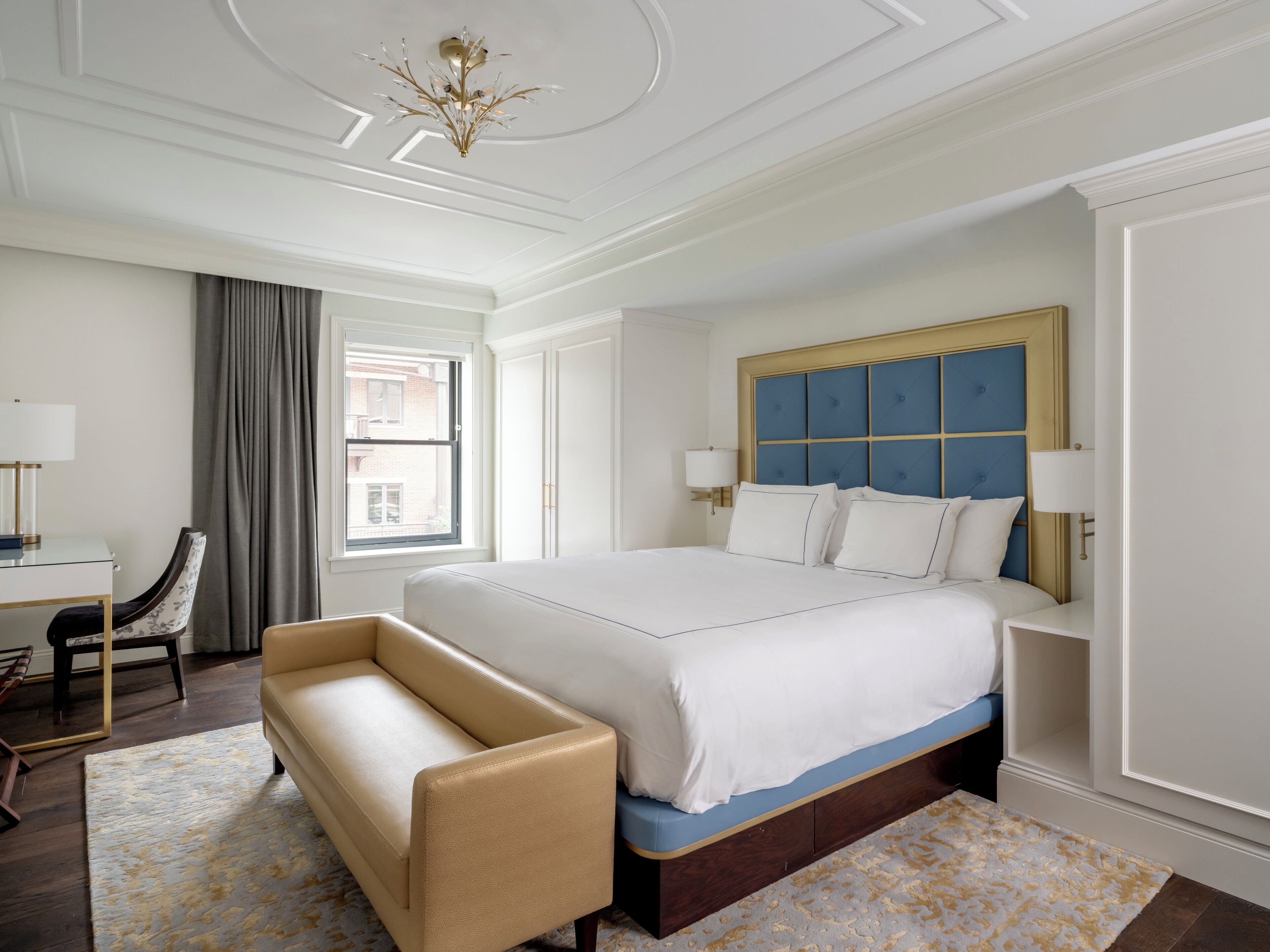 Suite (Forego) | Frette Italian sheets, premium bedding, down comforters, pillowtop beds