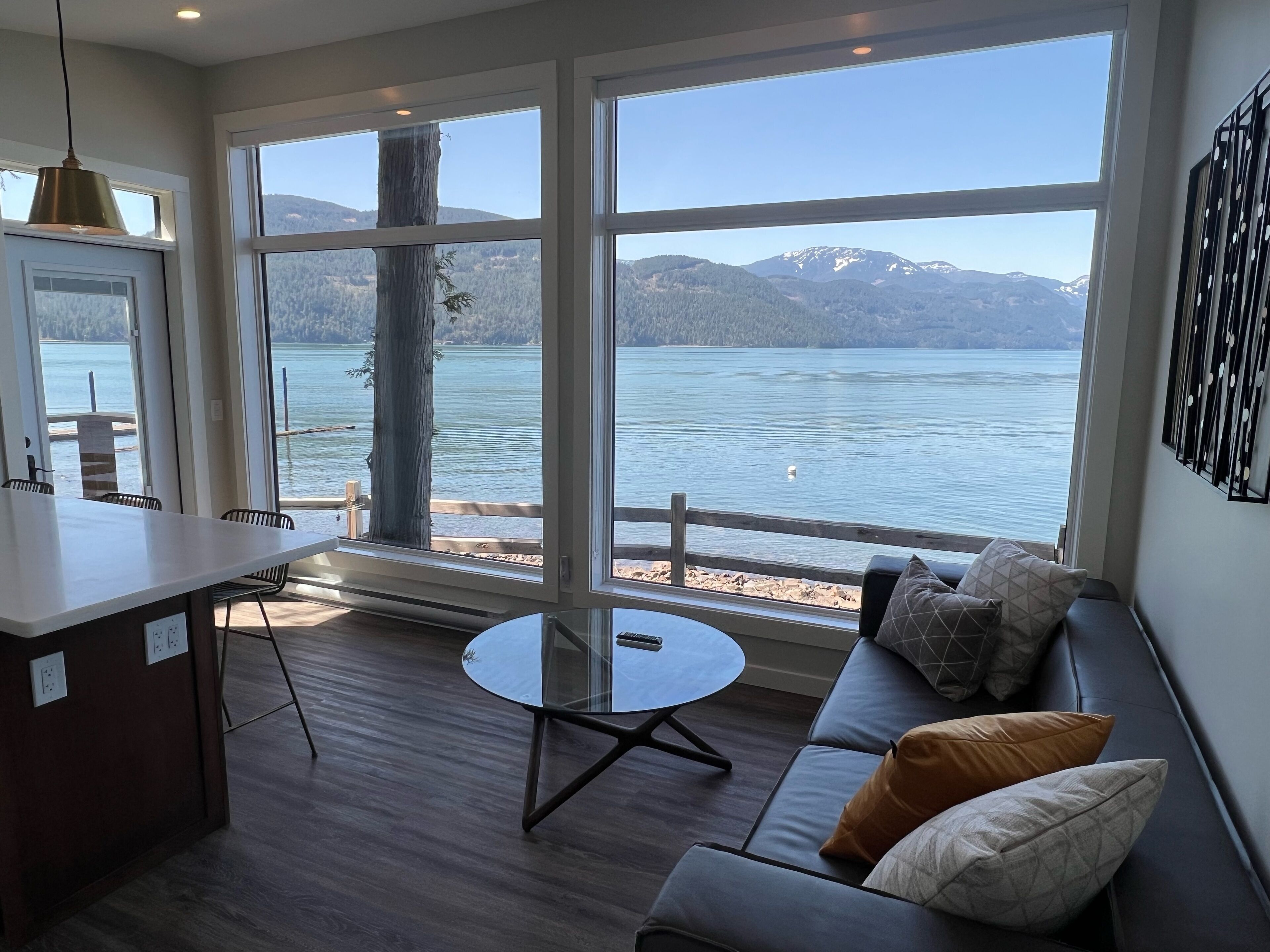 Exclusive Cabin, Lake View | Living area | Flat-screen TV