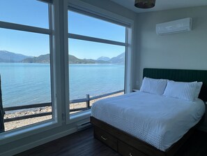 Hytte – exclusive, utsikt mot innsjø | Sengetøy av topp kvalitet, blendingsgardiner og lydisolert