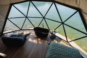 Cabin, 1 Queen Bed, Non Smoking, Lake View