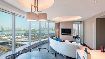 49-inch LED TV with cable channels, TV, pay films