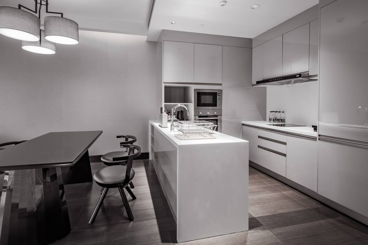 deluxe one-bedroom | private kitchen | espresso maker, electric kettle