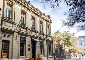 Majoituspaikan julkisivu