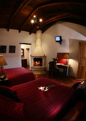 Down comforters, desk, iron/ironing board, free WiFi