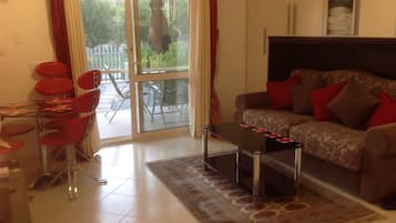 Télévision, lecteur de DVD, baby-foot, table de tennis de table