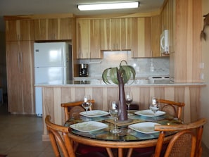 Remodeled kitchen, cook with a view of Maui!
