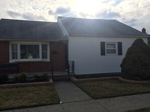 Front view of vacation home.