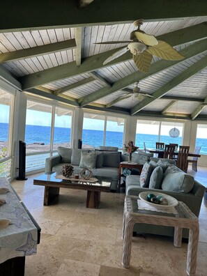 Smart TV, DVD player, books, video library