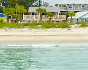 Exterior - Gulf & Sunset Views!!!  1BR Apt. C is a Centrally Located, walk to all location (Bradenton Beach)