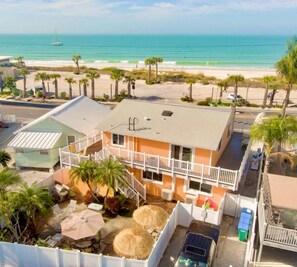 Property grounds - Gulf & Sunset Views!!!  1BR Apt. C is a Centrally Located, walk to all location (Bradenton Beach)