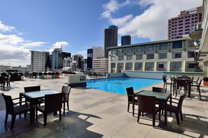 Indoor pool, outdoor pool