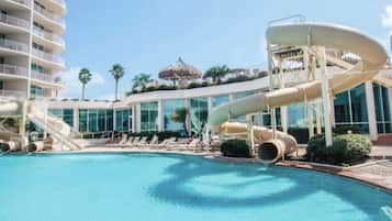 Indoor pool, outdoor pool