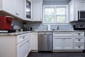 Fridge, microwave, oven, stovetop - Magnificent, original Va Beach home located a 3 minute walk from the ocean! (Virginia Beach)