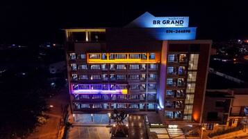 Front of property - evening/night