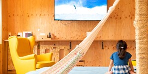 24-inch flat-screen TV with digital channels, TV